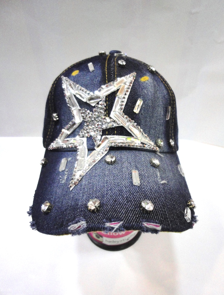 Summer Hat JEANS(DARK), Star