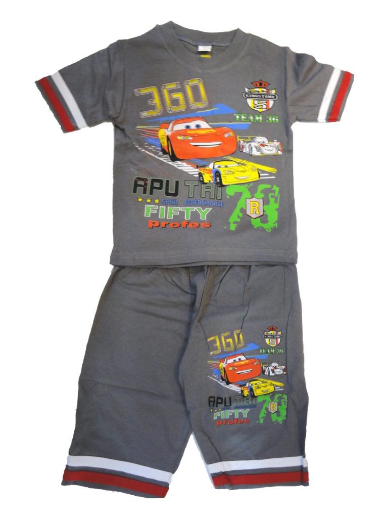 Pyjama Cars Gray