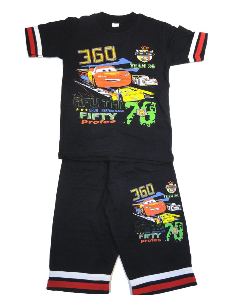 Pyjama Cars Black