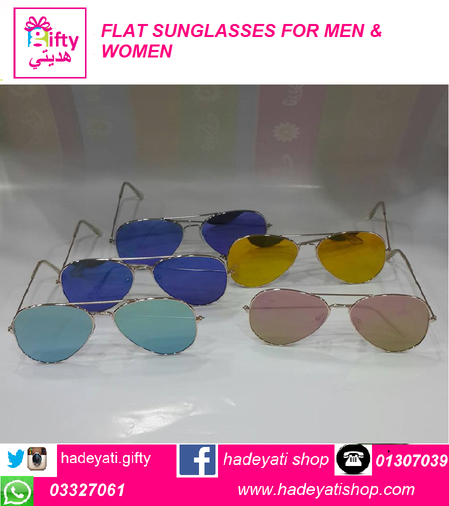 FLAT SUNGLASSES FOR MEN & WOMEN