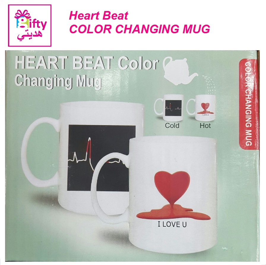 Heart Beat COLOR CHANGING MUG