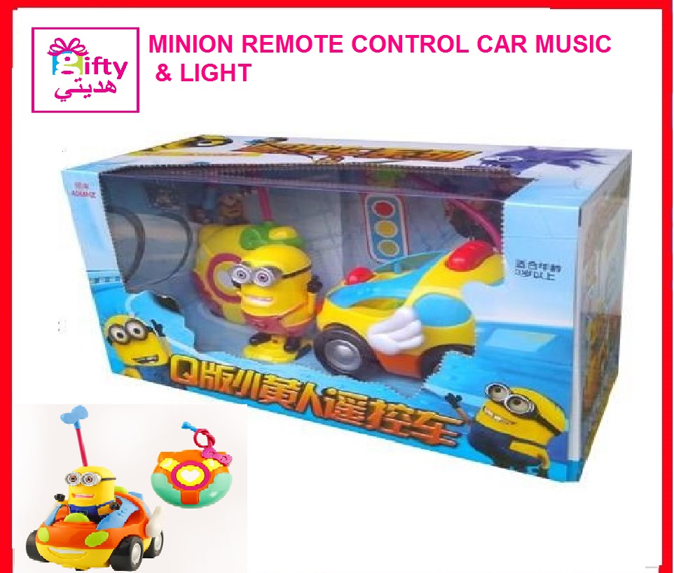 MINION REMOTE CONTROL CAR,MUSIC & LIGHT