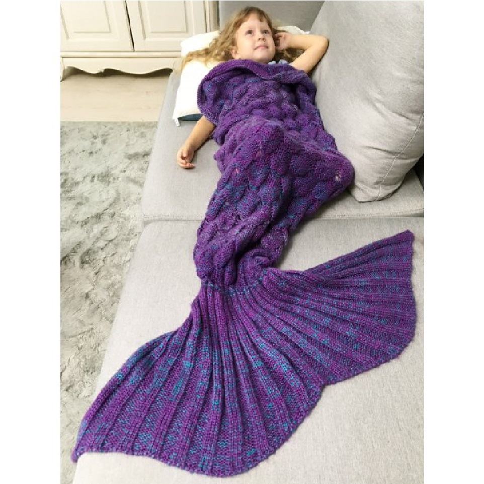 Mermaid Tail Blanket Sleep Bag For Children