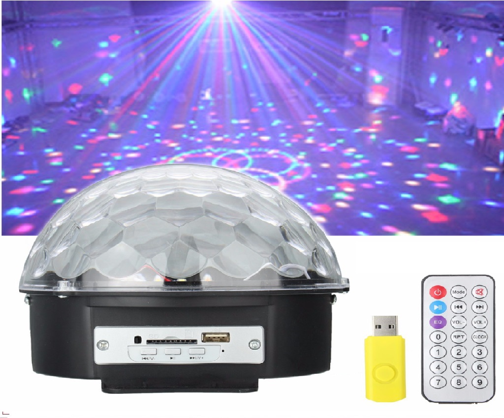 LED Crystal Magic Ball Effect Lamp