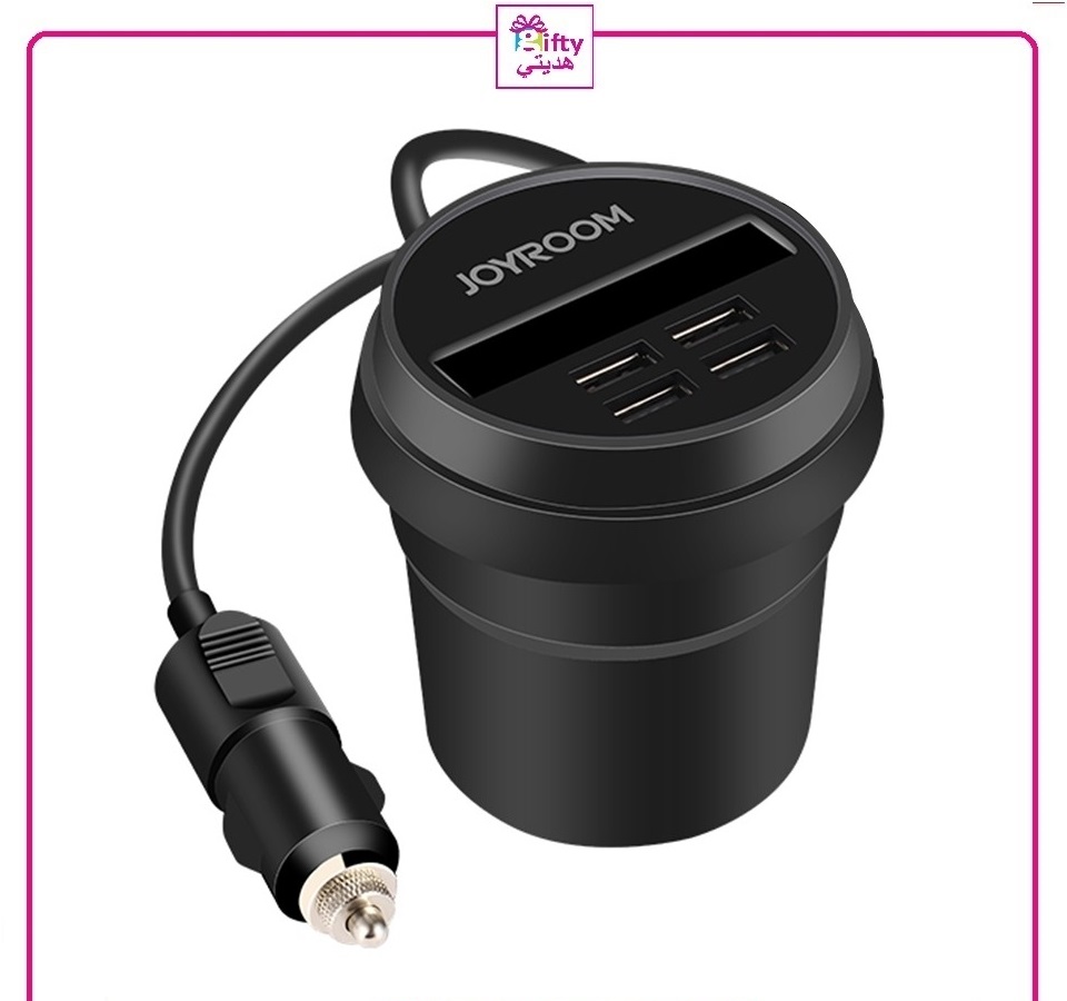 3.1A 4 USB PORTS CARD SLOT CUP CAR CHARGER