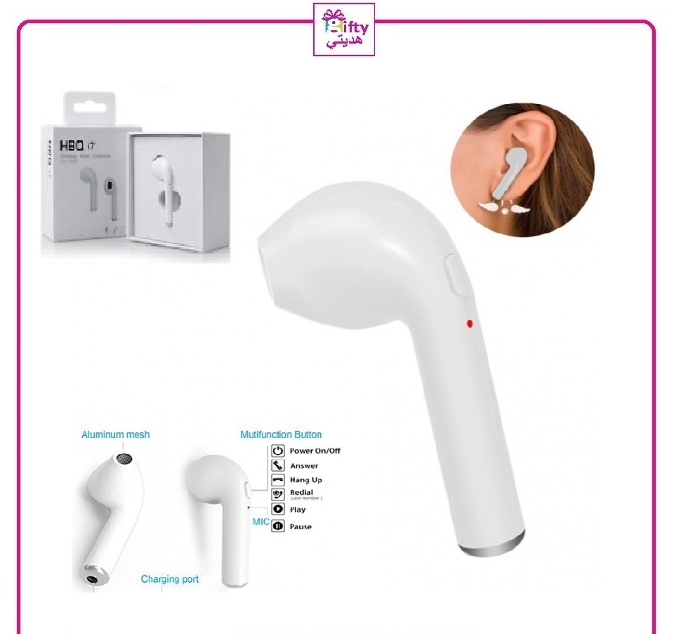 i7R Wireless Single Ear Bluetooth 4.1 Headset Stereo Music Earphone