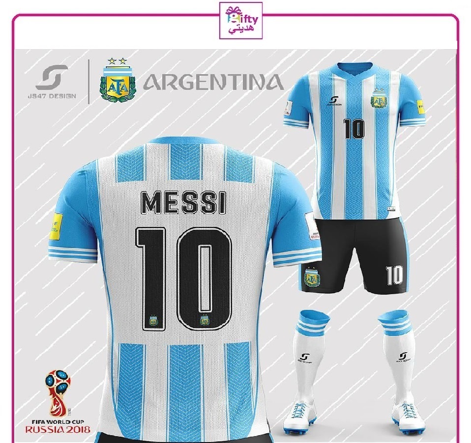 Argentina soccer youth uniform 2018