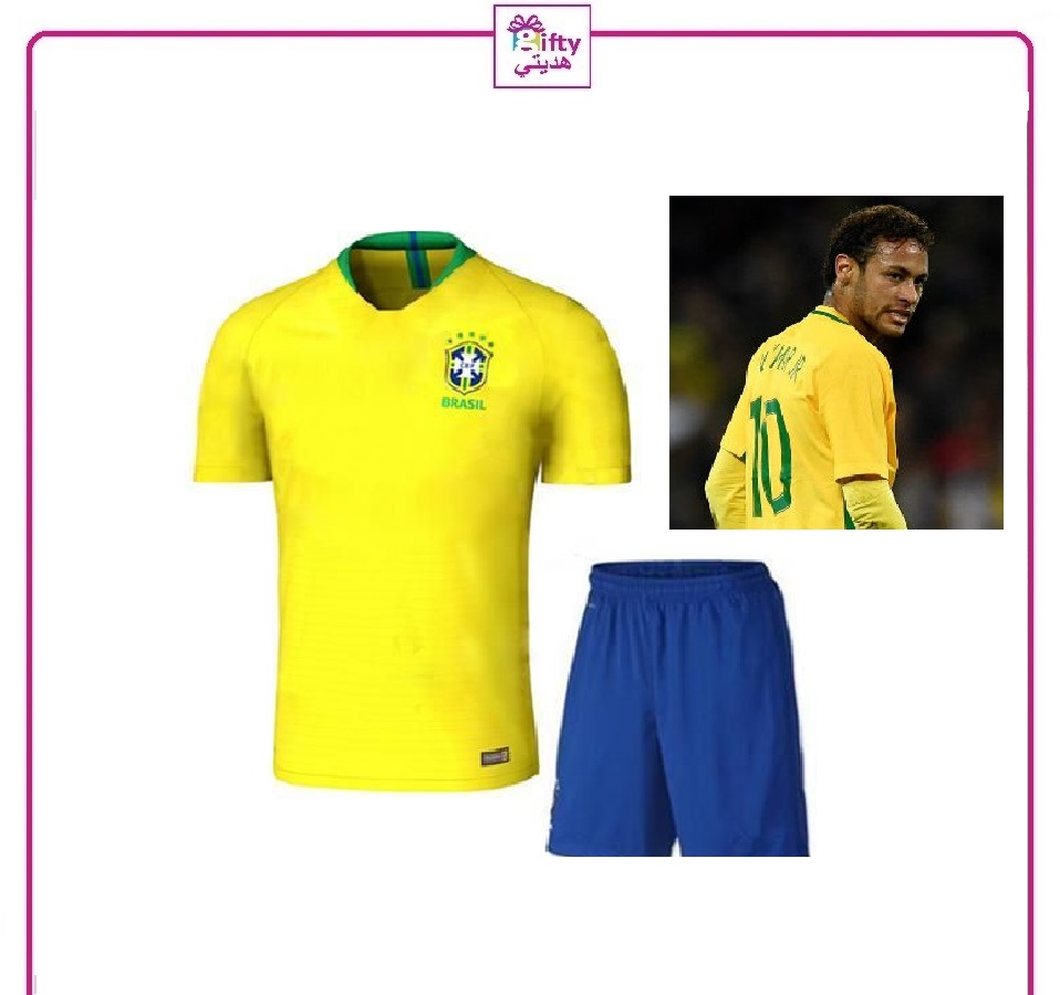 Brazil soccer youth uniform 2018