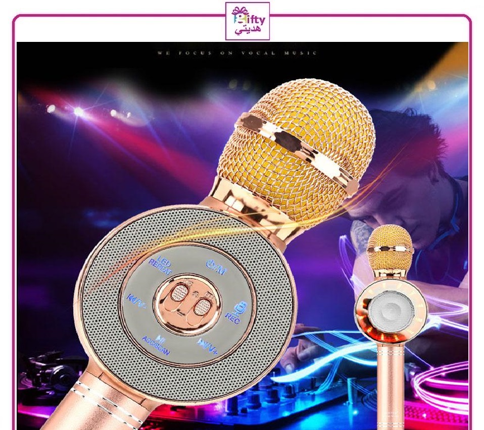 WS668 Wireless microphone bluetooth karaoke