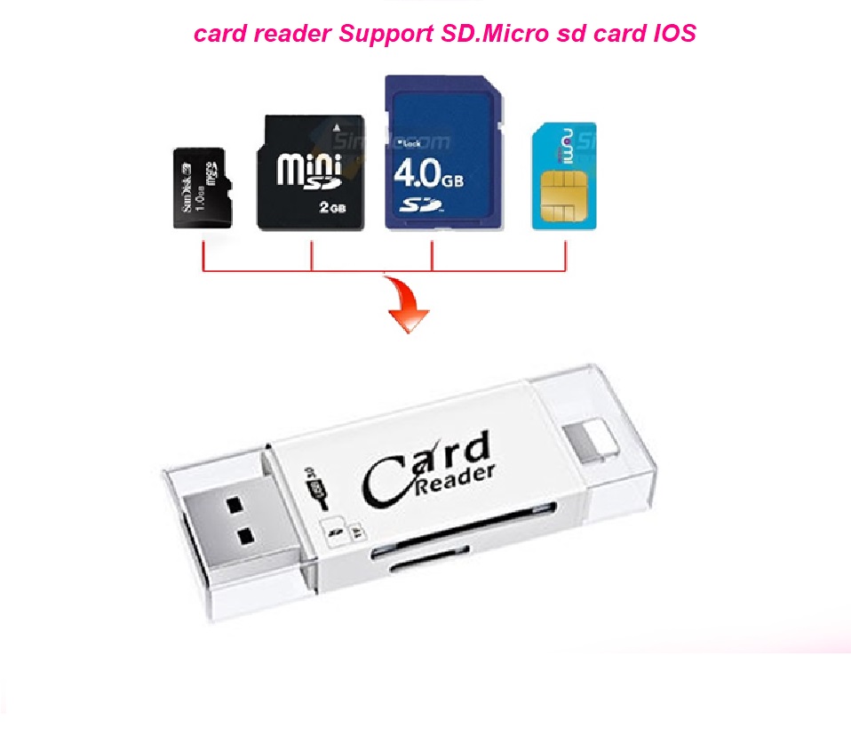 card reader Support SD.Micro sd card IOS