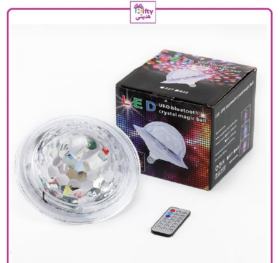 LED UFO Bluetooth Crystal Magic Ball