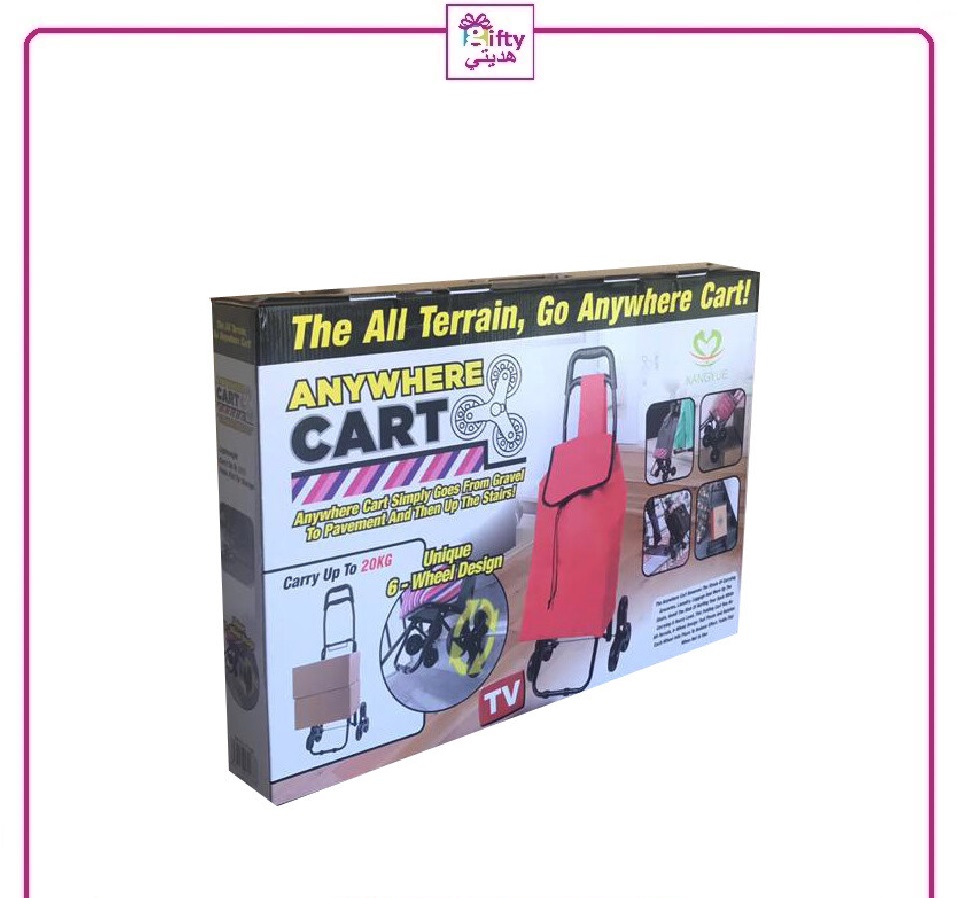 Stair Climbing Folding Trolley Bag 6 Wheels