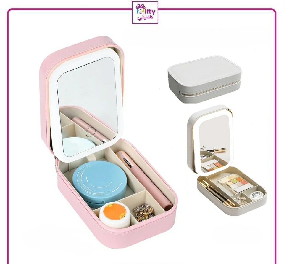 Makeup Bag With Led Mirror
